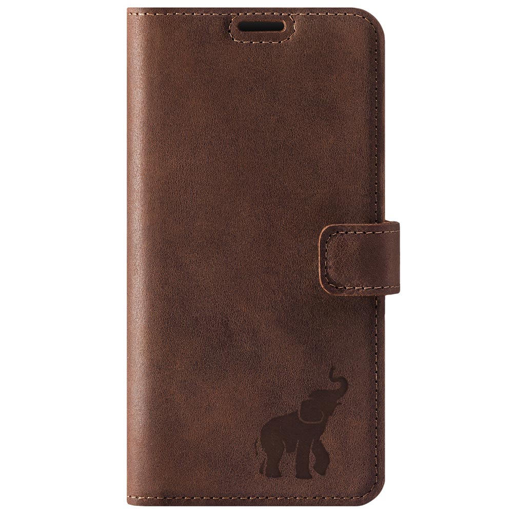 RFID Wallet case - Brown - Elephant - Transparent TPU