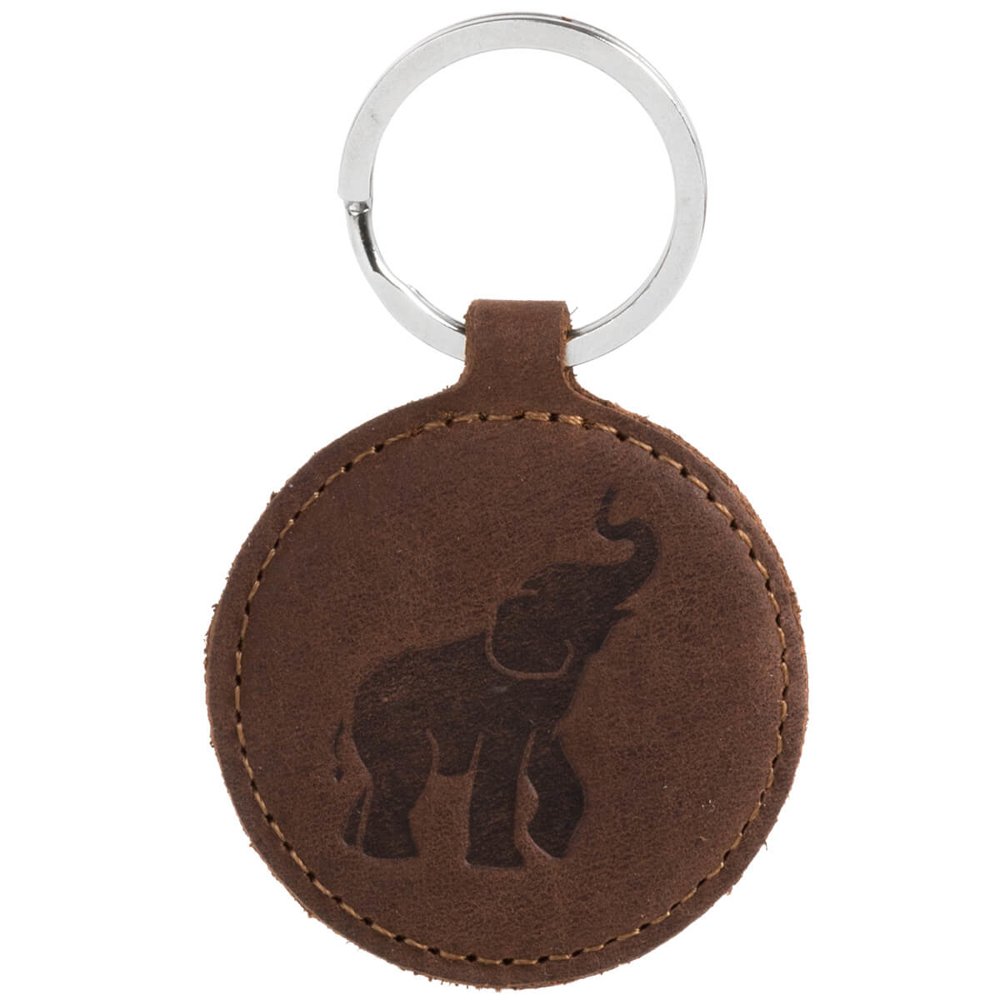 RFID Wallet case - Brown - Elephant - Transparent TPU